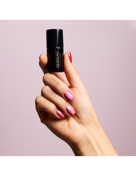 Semilac 795 Magnetic Raspberry 7 ml.