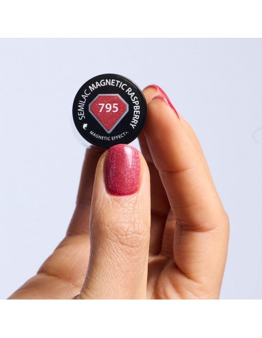 Semilac 795 Magnetic Raspberry 7 ml.