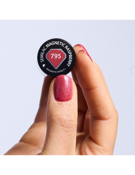 Semilac 795 Magnetic Raspberry 7 ml.