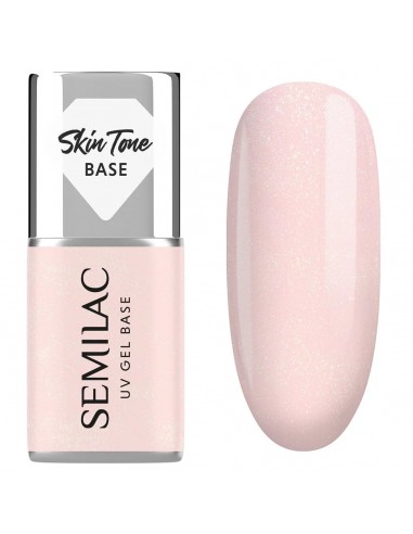 Semilac Baza Cover Glitter Rose 7 ml.