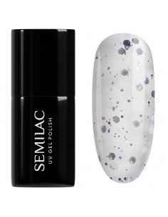 Semilac 924 Silver & White Drops 7 ml.