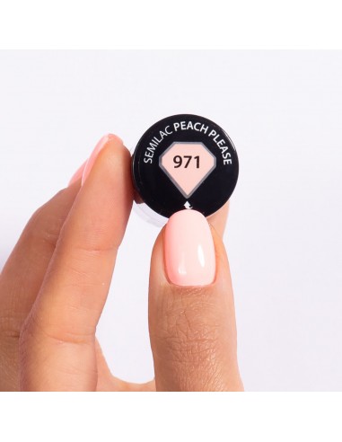 Semilac 971 Peach Please 7 ml.