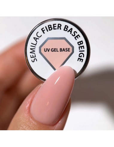 Semilac Baza Fiber Beige 7 ml.