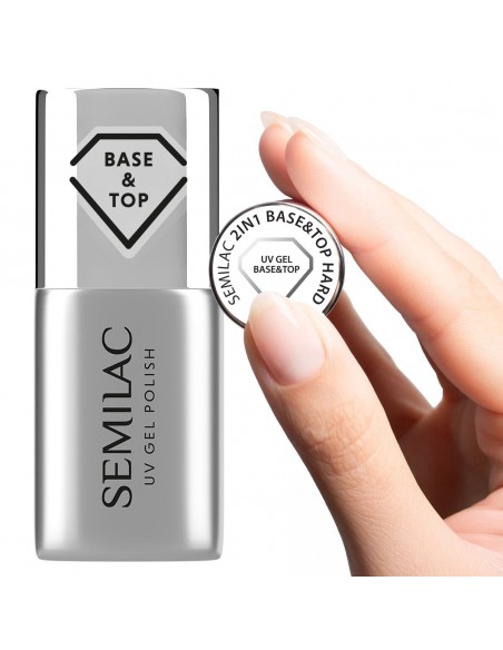 Semilac 2w1 Baza/Top Hard 7 ml.