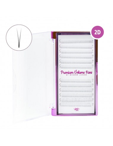 Wonder Lashes Rzęsy Premium Volume 2D D-0,07 9 mm.