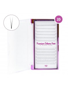 Wonder Lashes Rzęsy Premium Volume 2D D-0,07 11 mm