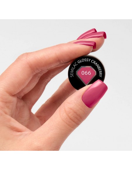 Semilac 066 Glossy Cranberry 7 ml.