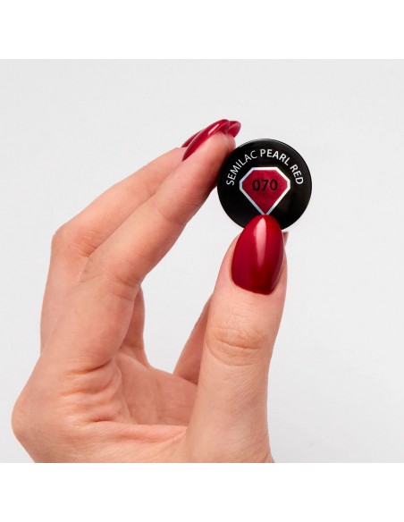 Semilac 070 Pearl Red 7 ml.