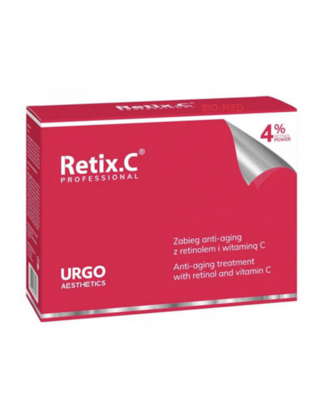 RETIX.C Retinol 4% – profesjonalny zestaw: 5 × 2 ml + 5 × 4 g