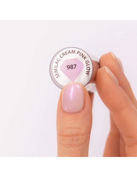 Semilac 987 Cream Pink Glow 7ml