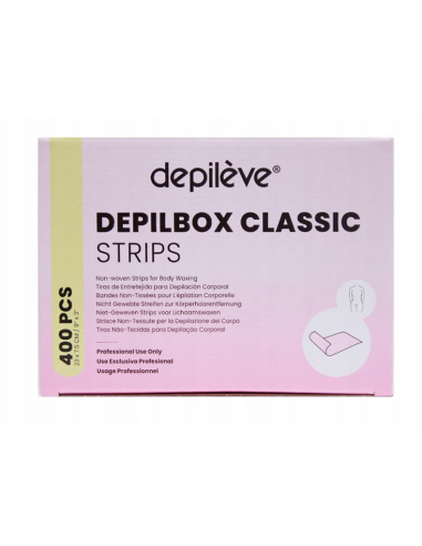 DEPILEVE PASKI DEPILBOX 400SZT.