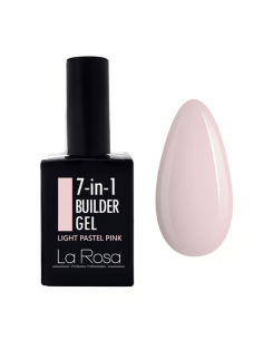LG38 7 in1 Builder Gel UV/LED Light Pastel Pink w butelce... 2