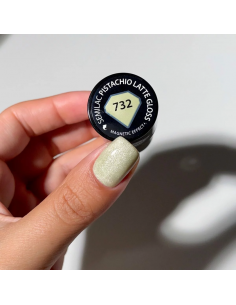 Semilac 732 Pistachio Latte Gloss 7ml 2
