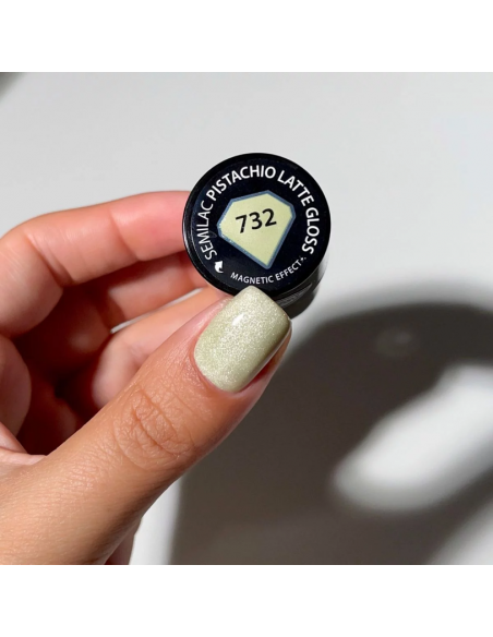Semilac 732 Pistachio Latte Gloss 7ml