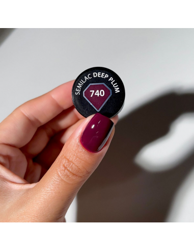 Semilac 740 Deep Plum 7ml