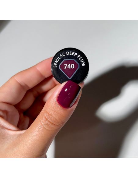 Semilac 740 Deep Plum 7ml