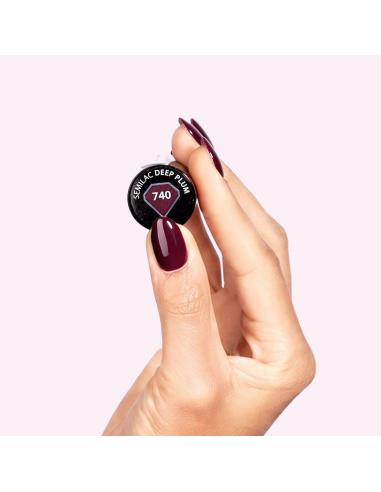 Semilac 740 Deep Plum 7ml