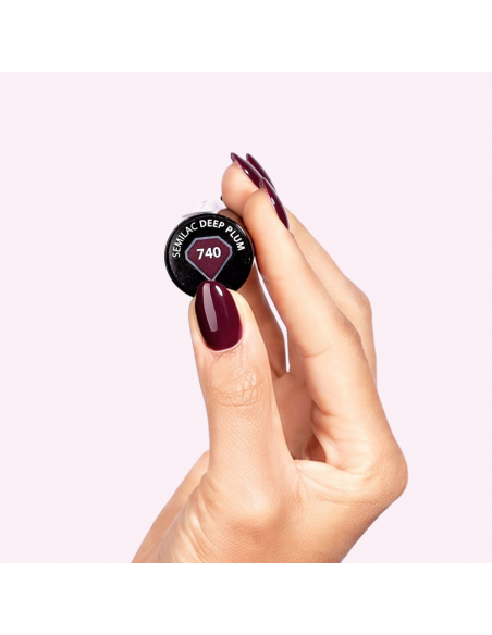 Semilac 740 Deep Plum 7ml