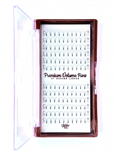 WONDER LASHES RZĘSY PREMIUM VOLUME 6D C 0,07 DŁ.9