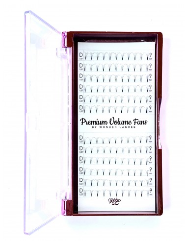 WONDER LASHES RZĘSY PREMIUM VOLUME 4D D 0,07 DŁ.9