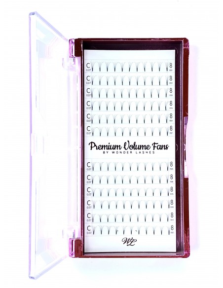 WONDER LASHES RZĘSY PREMIUM VOLUME 4D D 0,07 DŁ.8