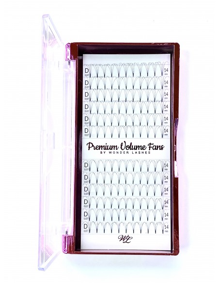 WONDER LASHES RZĘSY PREMIUM VOLUME 4D D 0,07 DŁ.14