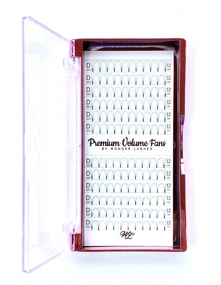 WONDER LASHES RZĘSY PREMIUM VOLUME 4D D 0,07 DŁ.12
