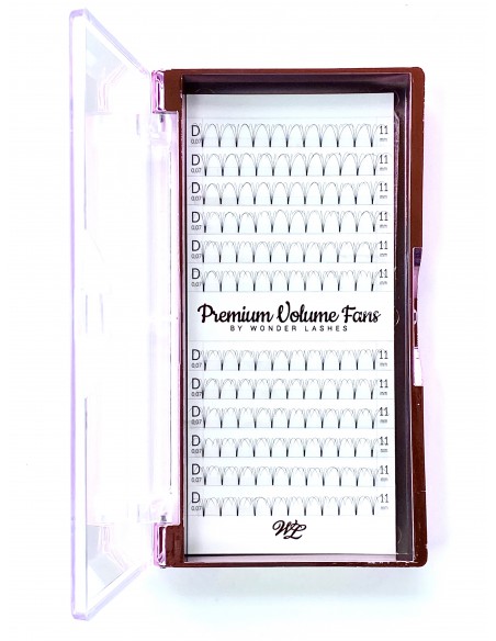 WONDER LASHES RZĘSY PREMIUM VOLUME 4D D 0,07 DŁ.11